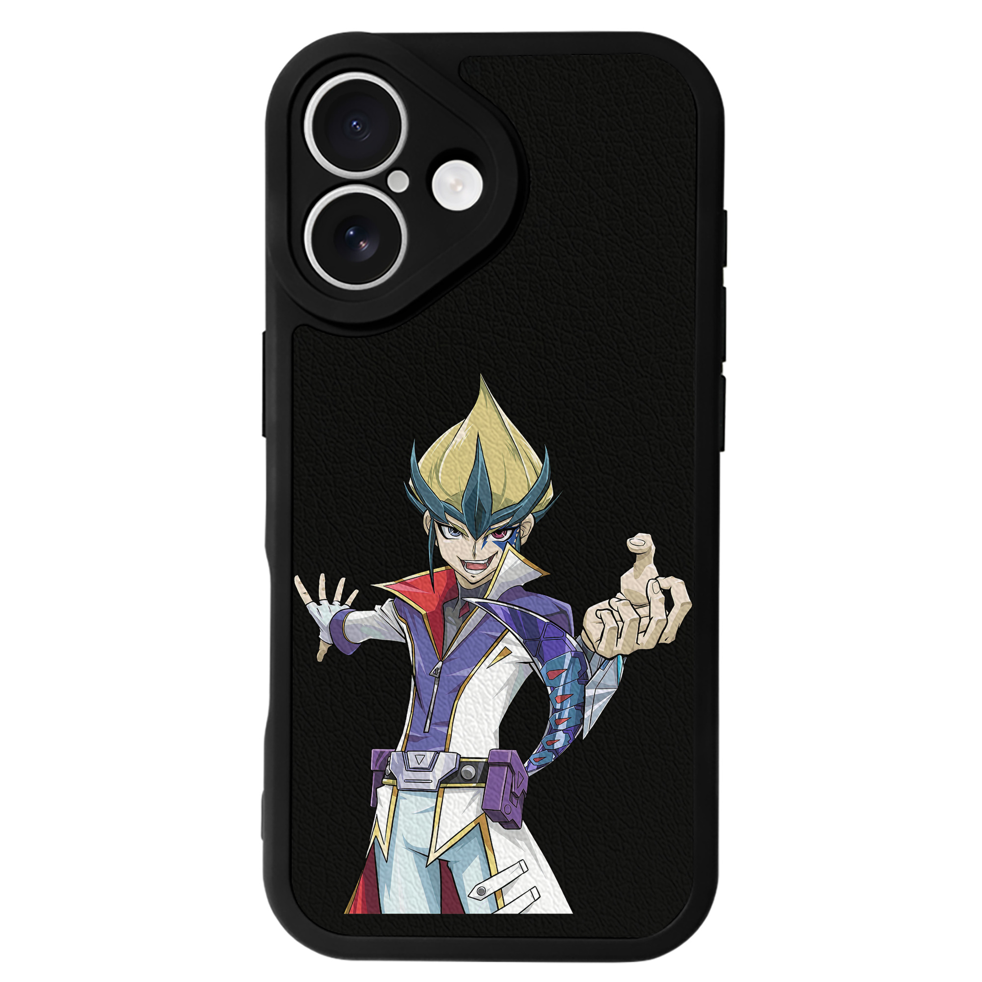 遊☆戯☆王 Yu-Gi-Oh! 【iPhone 16シリーズ対応】シリコンスマホケース（レザー調） 材質：シリコン